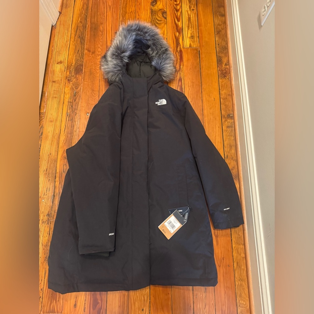 The North Face Black Artic Parka with Fur Trim (2X)